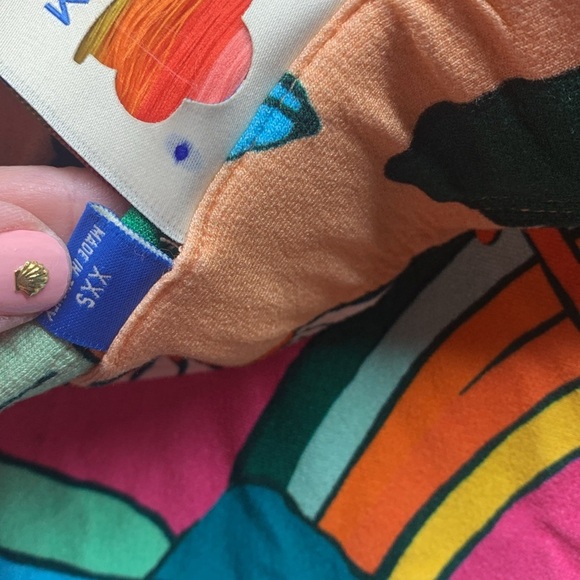 Farm Rio Farm x Anthropologie Printed Wrap Skirt Assorted XXS - Picture 7 of 7